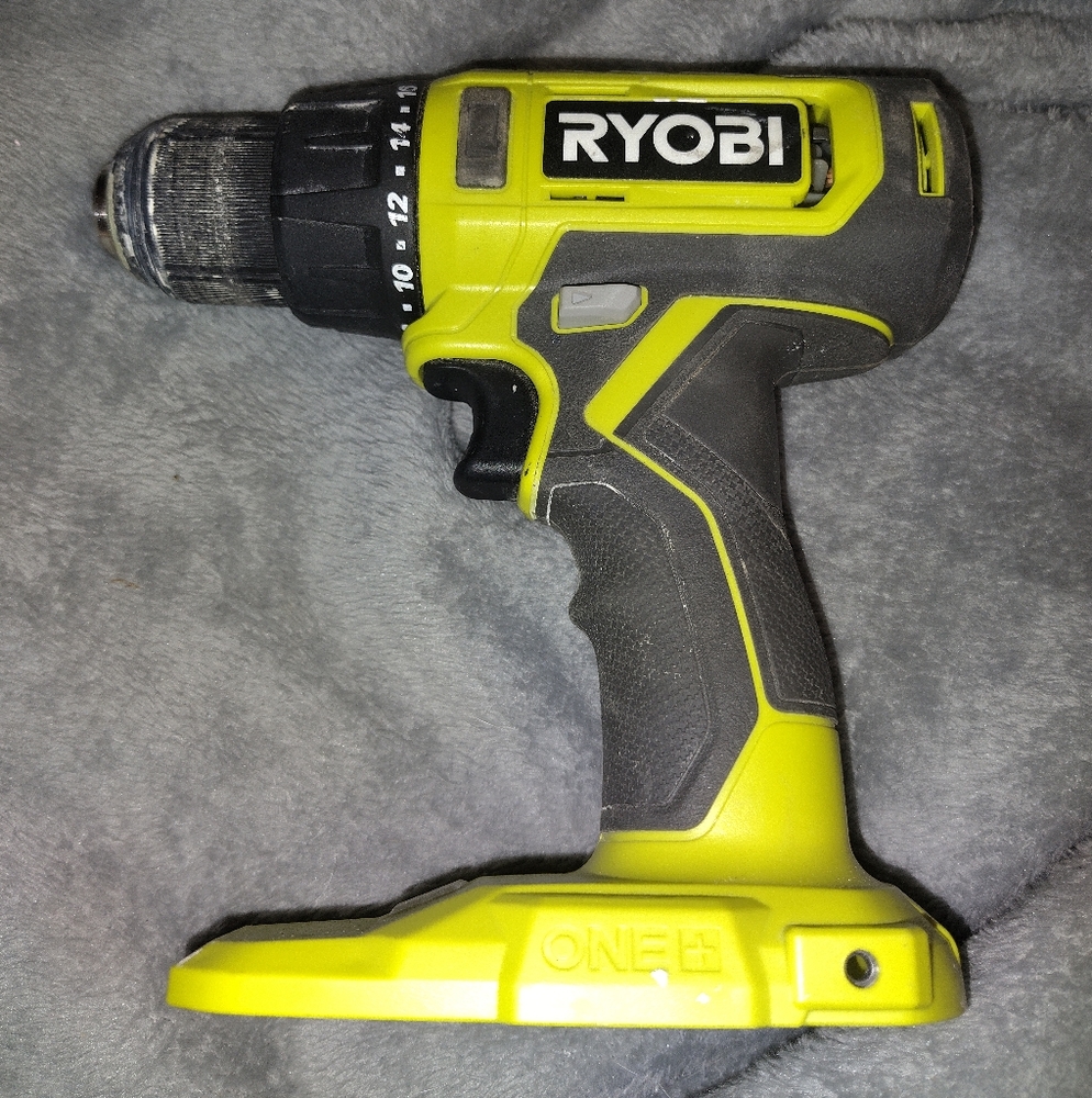 Ryobi Green and Black Cordless Drill (TOOL ONLY)